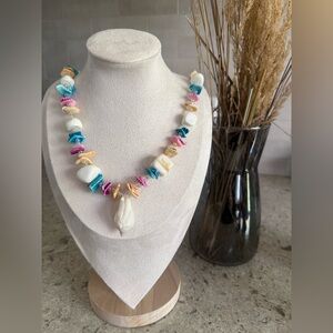 Colorful shell handmade Necklace